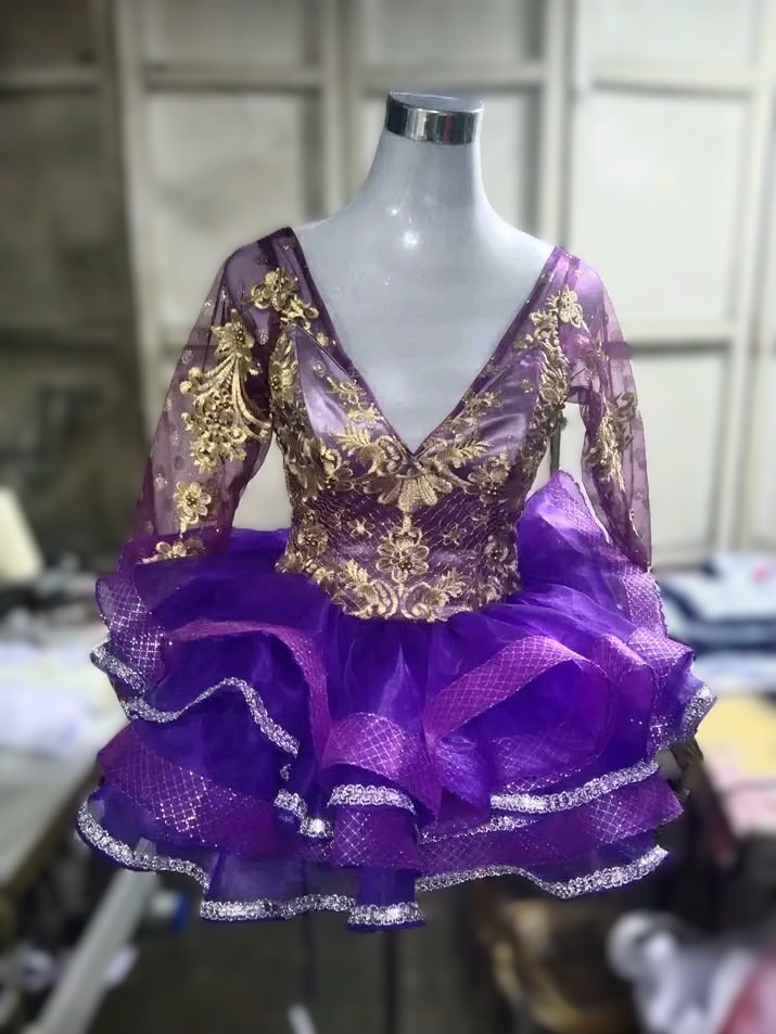Purple Gold  Costume