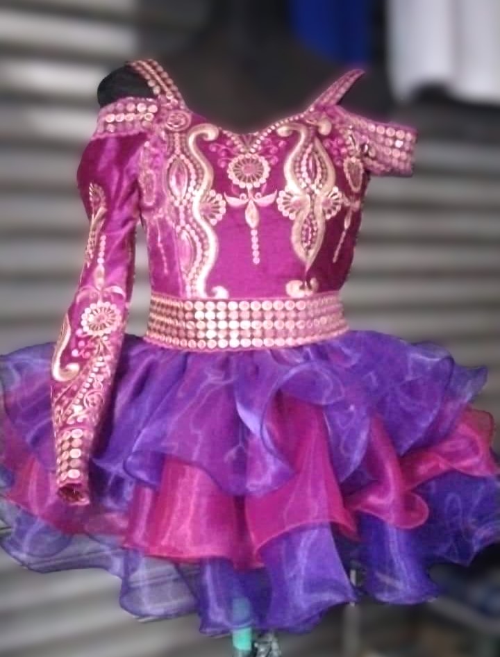 Magenta purple dress